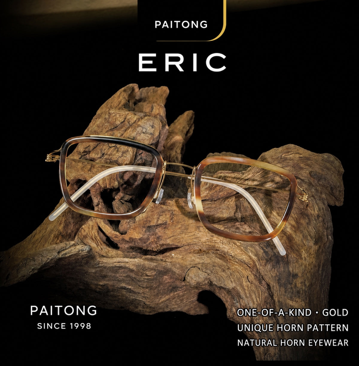 Eric Natural Horn Optical Glasses