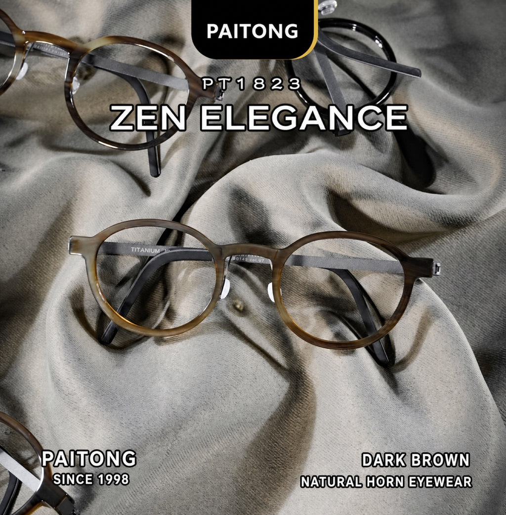 PT1823 Zen Elegance Natural Horn Optical Glasses