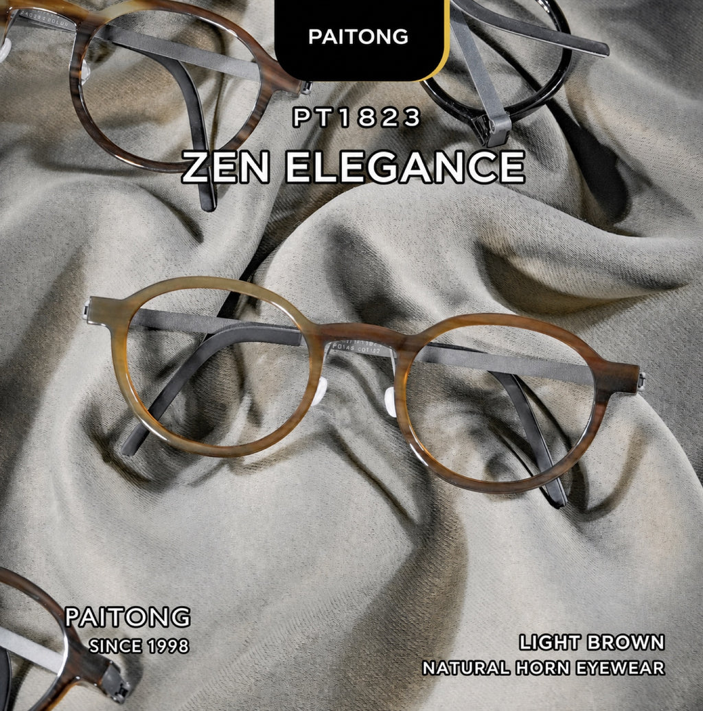 PT1823 Zen Elegance Natural Horn Optical Glasses