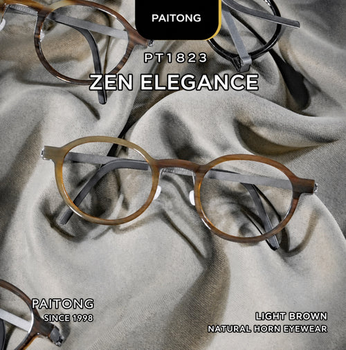 PT1823 Zen Elegance Natural Horn Optical Glasses